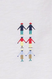 People T Shirt Off White Multi