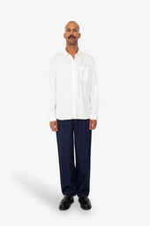 Plain Curve Shirt Off White