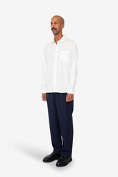 Plain Curve Shirt Off White