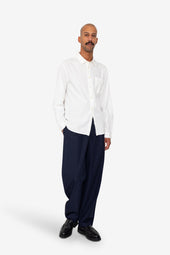 Plain Curve Shirt Off White