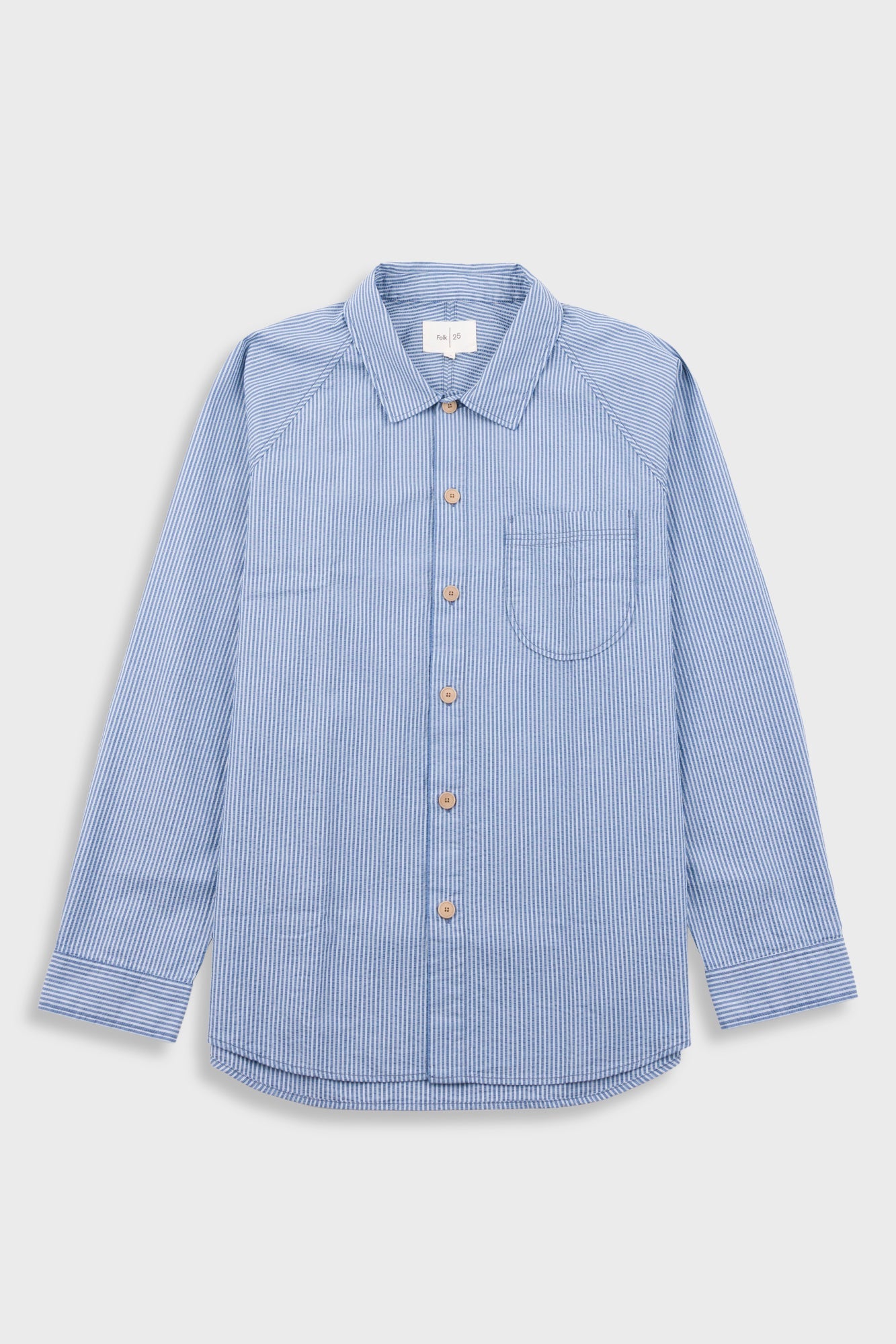 Raglan Shirt Crinkle Stripe
