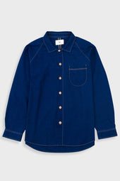 Raglan Shirt - Indigo Twill