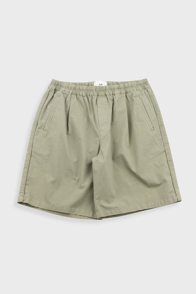 Relaxed Assembly Short - Light Olive Ripstop