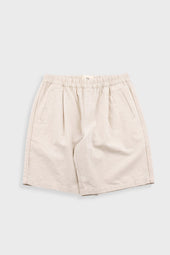 Relaxed Assembly Short - Natural Linen Cotton Canvas