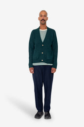 Relaxed Cardigan Phthalo