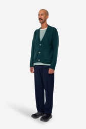Relaxed Cardigan Phthalo