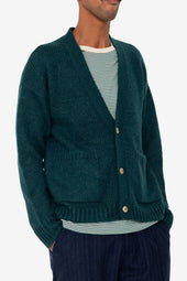 Relaxed Cardigan Phthalo