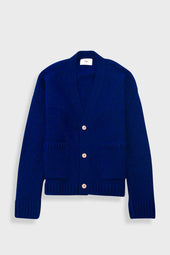 Relaxed Cardigan - Rich Blue