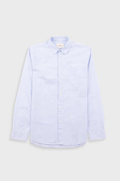 Relaxed Fit Shirt - Blue Microstripe