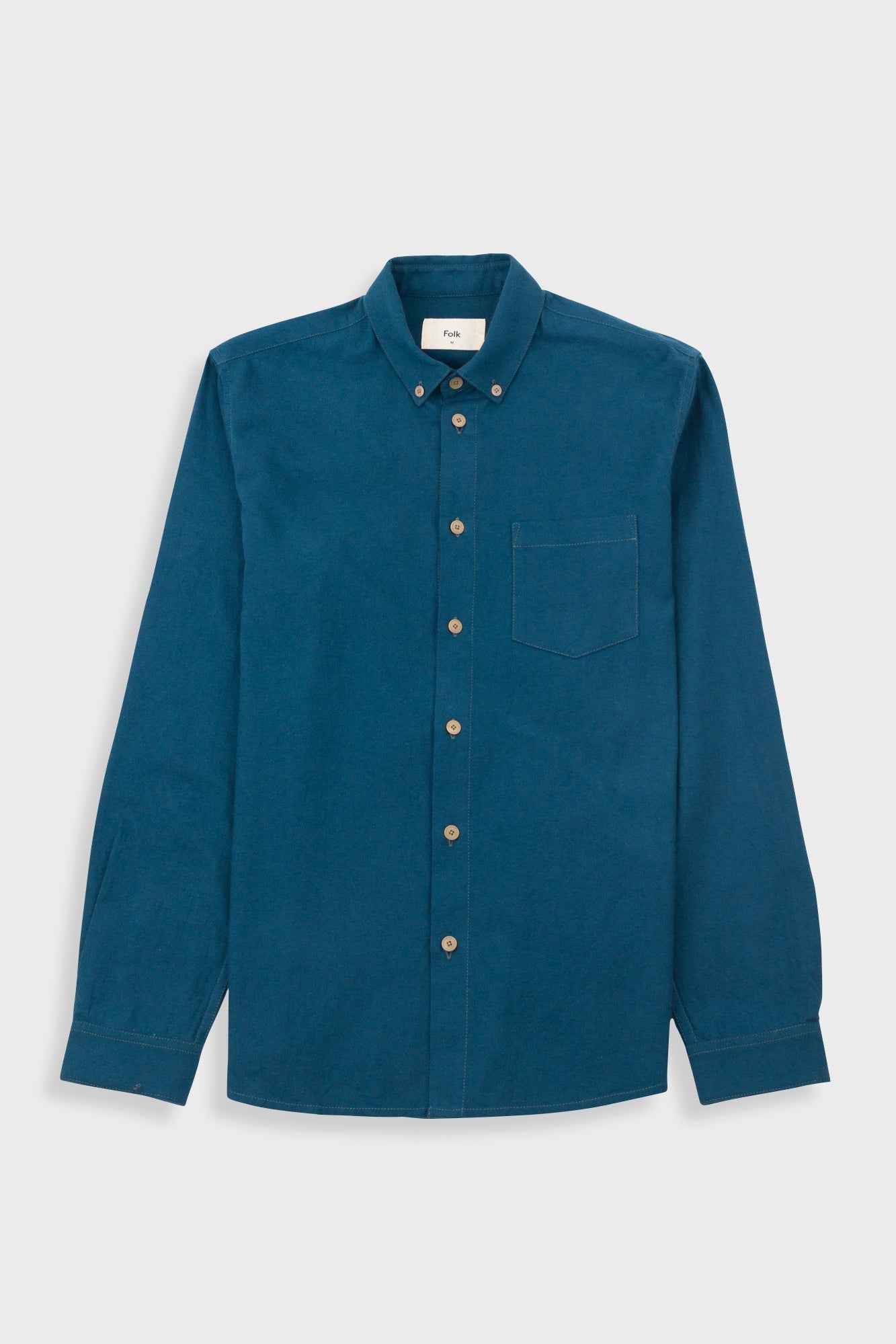 Relaxed Fit Shirt Storm Blue Flannel