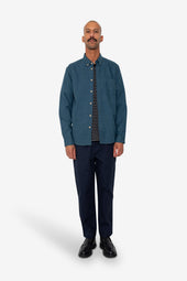 Relaxed Fit Shirt Storm Blue Flannel
