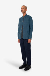 Relaxed Fit Shirt Storm Blue Flannel