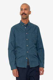 Relaxed Fit Shirt Storm Blue Flannel