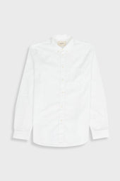 Relaxed Fit Shirt - White Fine Stripe