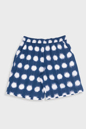Relaxed Short - Indigo Ikat