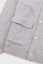 Rib Collared Cardigan