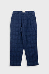 Signal Pant - Irregular Block Jacquard Navy