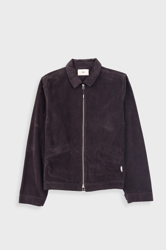 Signal Blouson - Black Grape Chunky Cord