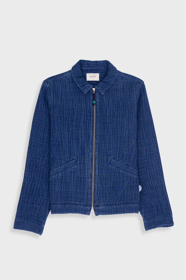 Signal Blouson - Indigo Waffle