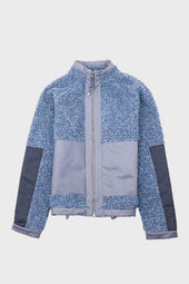 Signal Fleece - Soft Blue Curly Wool