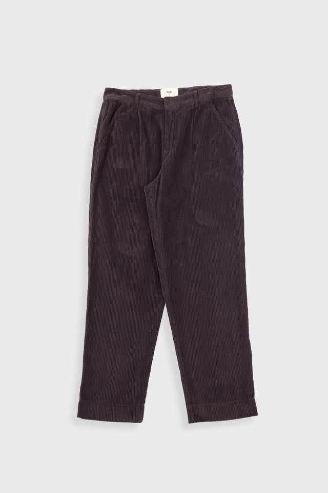 Signal Pant - Black Grape Chunky Cord