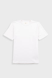 Slub Embroidered T-Shirt - Off White