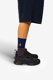 Striped Socks Brown