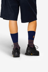 Striped Socks Brown