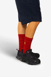 Melange Socks Crimson Mix