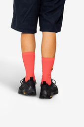 Waffle Socks Dark Pink
