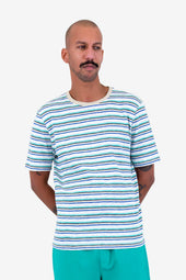 Short Sleeve Multistripe T Shirt Mix