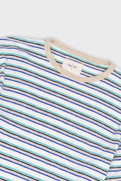 Short Sleeve Multistripe T Shirt Mix