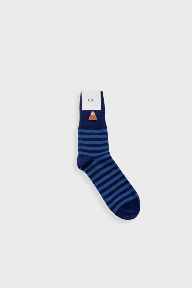 Striped Sock - Blue Stripe