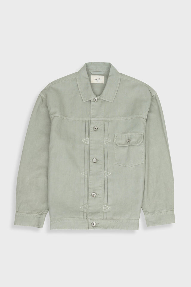 Trucker Jacket - Light Sage