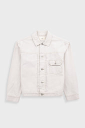 Trucker Jacket - Natural Linen Cotton Canvas