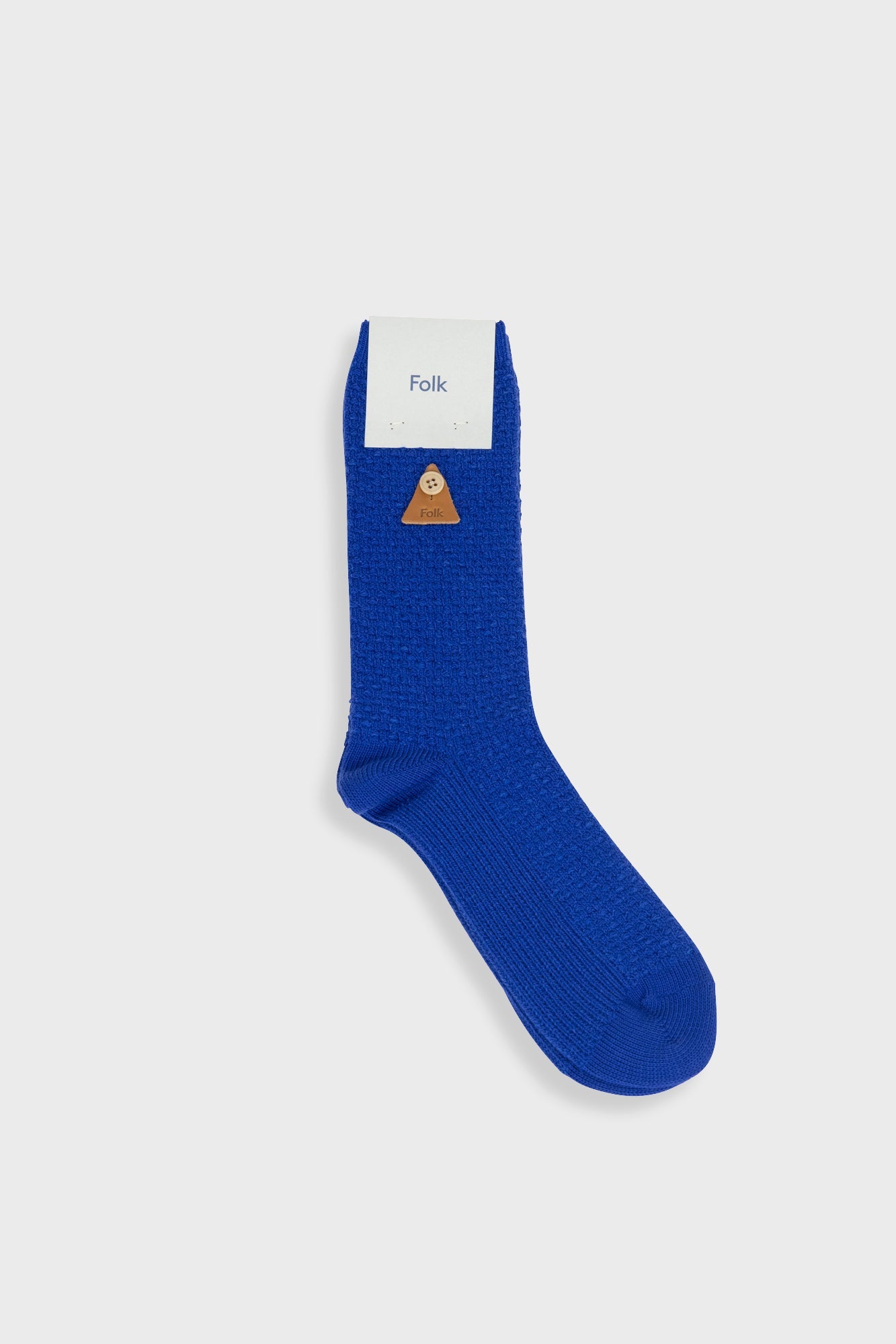 Waffle Socks Deep Blue