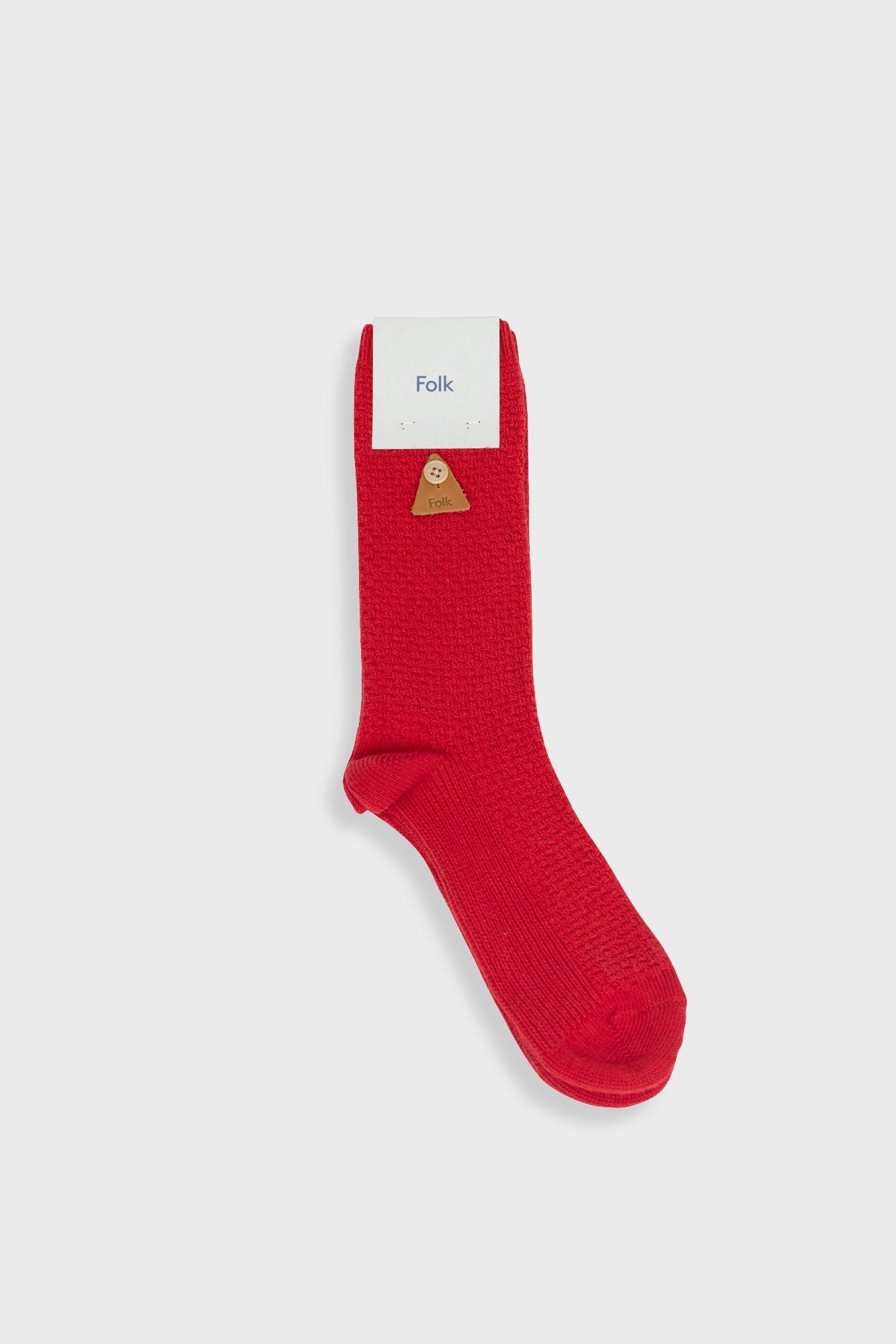 Waffle Socks Raspberry