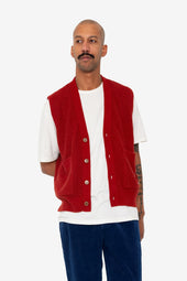 Waffle Vest Crimson