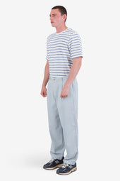 Wide Fit Trouser Mineral Herringbone