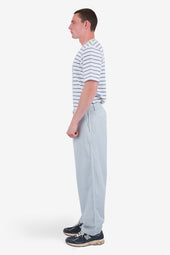 Wide Fit Trouser Mineral Herringbone