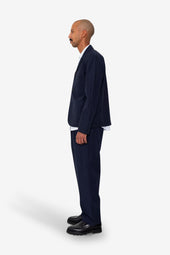 Wide Fit Blazer Tech Slub