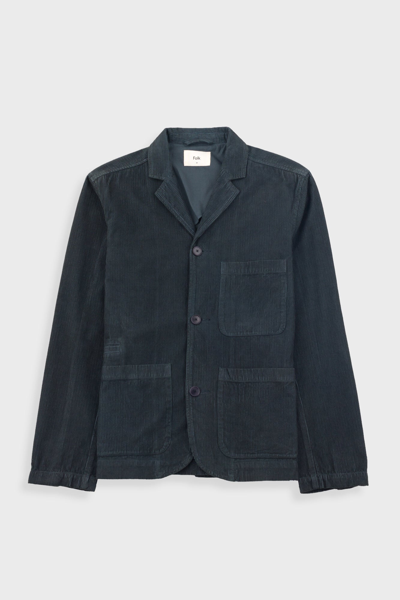 Wide Fit Blazer Grey Cord