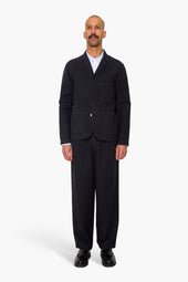 Wide Fit Blazer Soft Topstitch