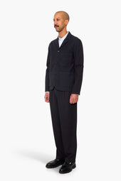 Wide Fit Blazer Soft Topstitch