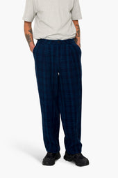 Wide Fit Trouser Wool Check