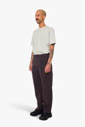 Wide Fit Trouser Brown Stripe