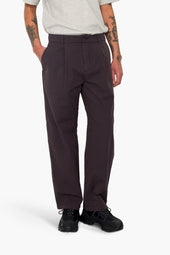 Wide Fit Trouser Brown Stripe