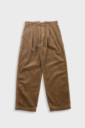 Wide Fit Trouser - Soft Brown Chunky Cord