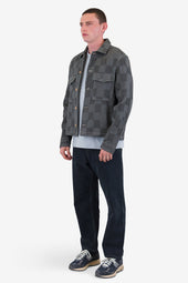 Zaki Jacket Soft Waffle Check