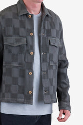 Zaki Jacket Soft Waffle Check